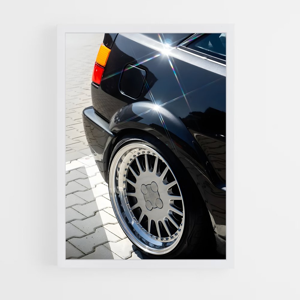 Poster Corrado Noir – affiche Volkswagen (vue 3)